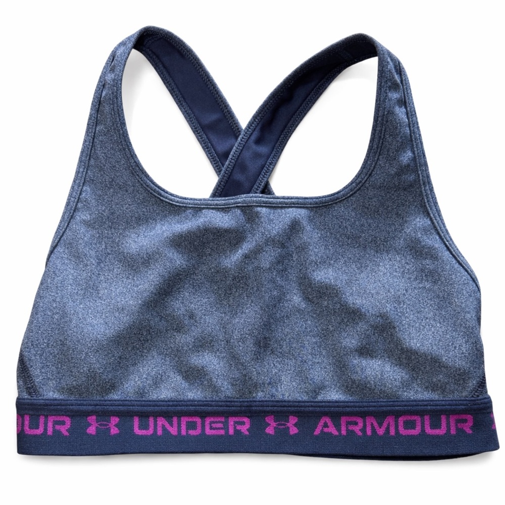 Under Armour Sports Bra with Pink Logo